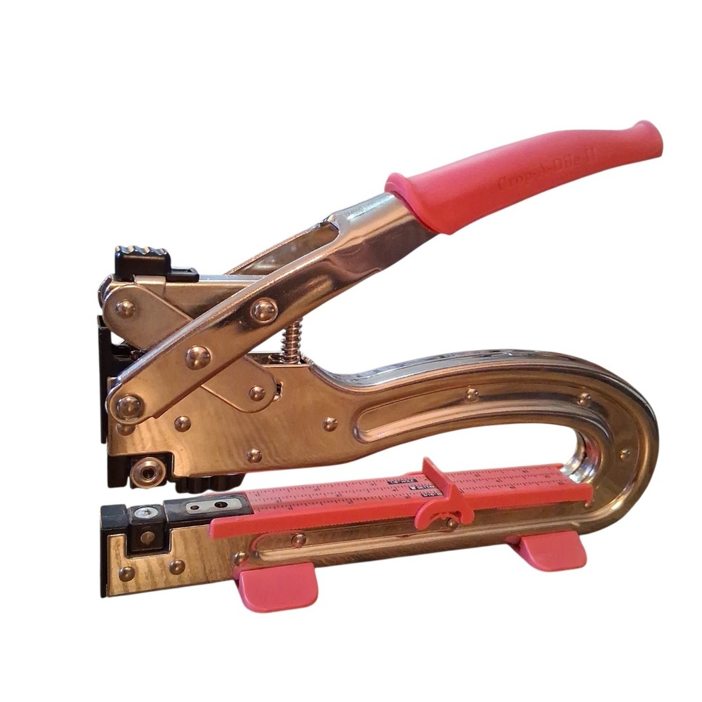 Crop A Dile II Big Bite We R Memory Keepers Hole Punch Reach Tool Pink 12"L